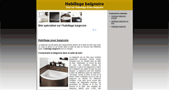Desktop Screenshot of habillagebaignoire.com