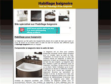 Tablet Screenshot of habillagebaignoire.com